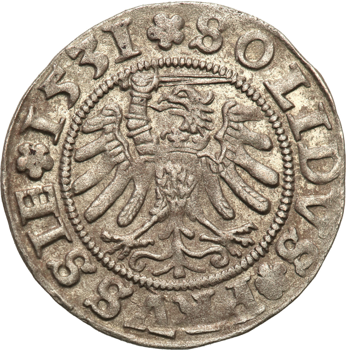 Zygmunt I Stary. Szeląg 1531, Toruń